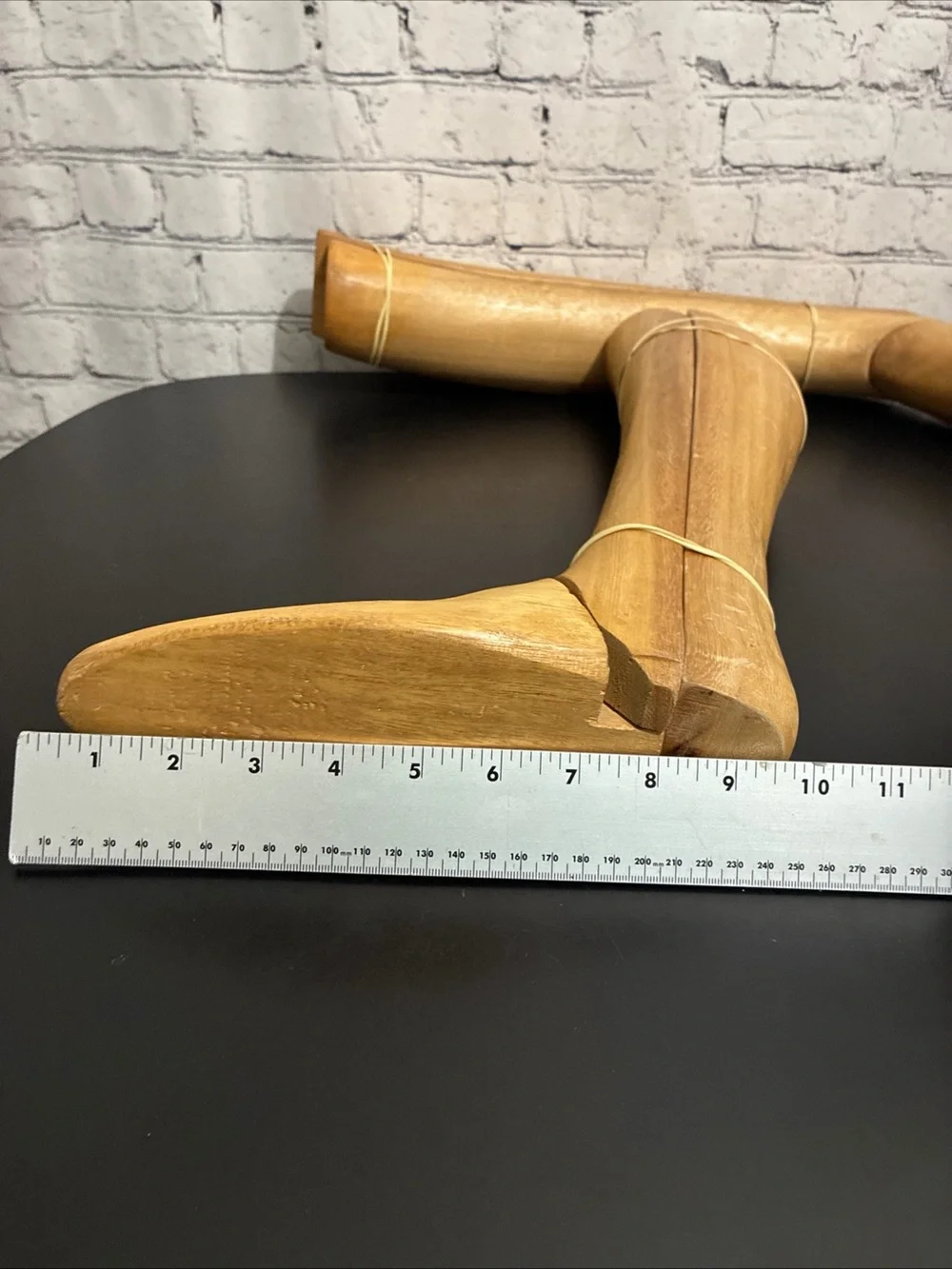Vintage Solid Wood Riding Boots Tree -For Tall Boots Collectible